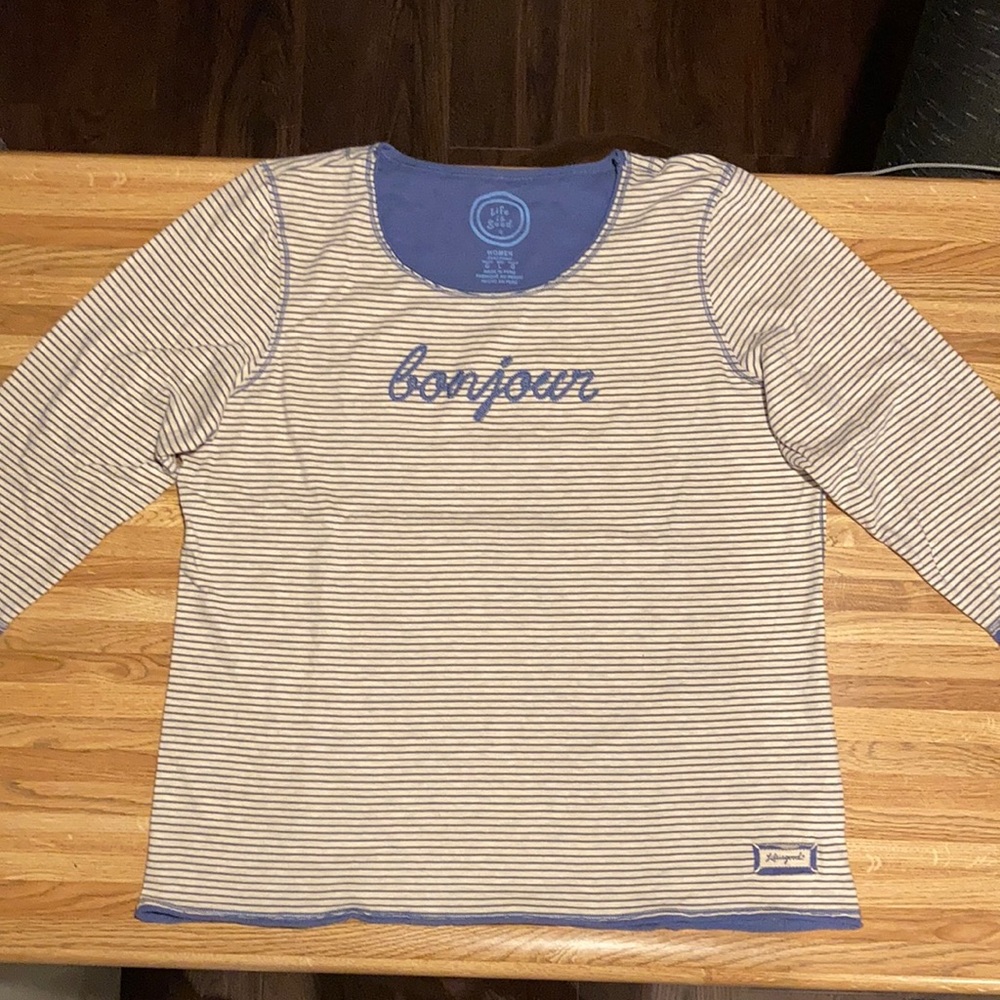 Life is Good, 3/4 Sleeve, Semi-Fitted